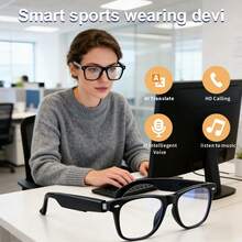 AI & Translation Enabled Smart Audio Glasses, Wireless 5.4 Bluetooth, Type-C Charging, Multifunctional Music Playback, Call Answering, Touch Control, Open-Ear Design, HIFI High Volume, Long Battery Life, Suitable For Men And Women - View 4