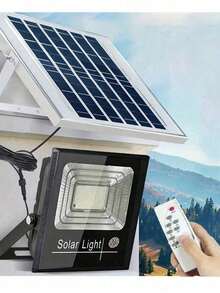 Outdoor Solar Lights, LED Solar Security Lights With Remote Control, Solar Powered, Auto On/Off Dusk To Dawn, Waterproof, Equivalent To LED Floodlight, Suitable For Yard, Patio, Garage, Garden - Solar Lights - View 11