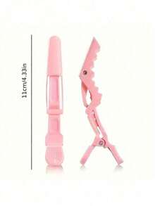 6pcs Multi Functional Hair Clip With Crocodile Clip And Hair Styling Clip Positioning Partition, Suitable For Hairdressers And Professional Hairstylists, Women's Plastic Anti Slip Hair Clip, Professional Salon Hair Clip, Hair Styling Clip With Crocodile Clip, Long Mouth Clip, Crane Mouth Clip, Curly Hair Stylist's Choice Home Bathroom Decor Fall Decor Back To School Hair Accessories - 多色 - 查看 6