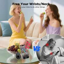 90mah Wireless Auto Clicker Compatible With IPhone, Speed Bluetooth Phone Screen Tapper Auto Speed Finger Clicker For Phone Pad Android - Black - View 4