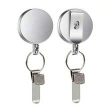 可伸缩挂绳笔套，适用于木匠、护士、服务人员，配有腰带夹和钥匙扣 - A - 查看 6