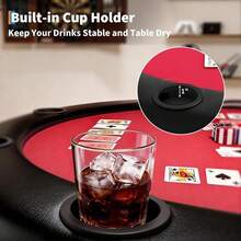 Game Tables - Siyah kenar + kırmızı - Görünüm 5