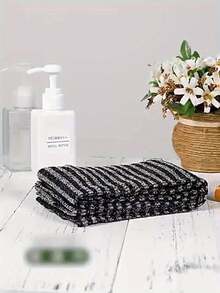 Japanese-Style Exfoliating Bath Towels, Bath Brushes, Back Towels, Exfoliating Scrub Bath Sponges, Men's And Women's Daily Care Towels, Bathroom Accessories./ - Multicolor - View 3