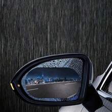 Car Rearview Mirror, Left Rearview Mirror Rain Repellent Film - Enhance Safety And Visibility, Allows Driving In Rainy And Foggy Weather, Full Screen Anti-Fog And Anti-Rain Film - A - View 7