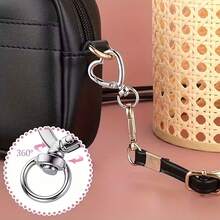 10/20pcs Heart Shape Key Ring, Durable Keychain & Bag Hanging Supplies - Heart-shaped Keychain - View 5