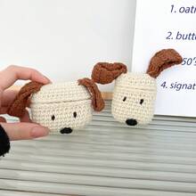 Handmade Knitted Puppy Earphone Case Compatible With Apple Air Pro/Pro2, Cute Cartoon Anti-Drop Protective Cover, Woven Puppy 3 Portable Case Also Fits 1/2/3/Pro/Pro2 - Multicolor - View 7