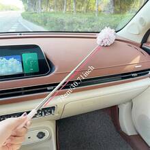 Brosse de nettoyage pour l'intérieur de la voiture, plumeau en microfibre doux pour le tableau de bord, la console et les appareils électroniques - A - Voir 3