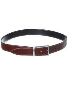 Bruno Magli Marco Reversible Leather Belt - 黑色 - 查看 4