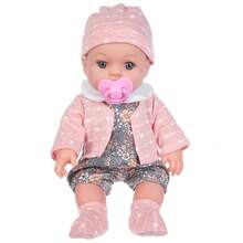 12 Inch/30cm Cute Reborn Doll, Children's Gift, Comes With Matching Outfit, Hat And Socks, Suitable For Halloween/Thanksgiving/Christmas/Easter - Multicolor - View 4