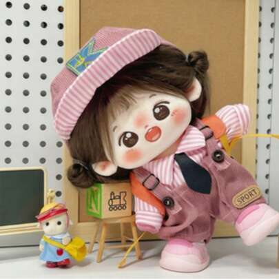 20厘米棉质娃娃，可爱毛绒娃娃，可替换服装，无属性