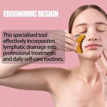 1 cọ massage dẫn lưu bạch huyết thủ công, thích hợp cho da nhạy cảm và phù bạch huyết, thiết kế hình bầu dục, dễ sử dụng, làm bằng nhựa. - Xem 2
