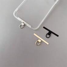 Móc kẹp kim loại bền chắc, dùng cho dây đeo điện thoại, với thiết kế siêu mỏng và gioăng chắc chắn đảm bảo kết nối an toàn. - Nhiều màu - Xem 1