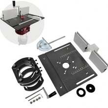 Aluminum Router Lift Jig & Plate Kit For Woodworking - Effortless & Precise Milling Cutter Height Adjustment For Router Table - A - View 6