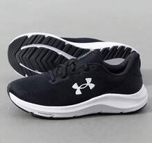 Under Armour Pantofi de alergare fitness casual, ușori și confortabili pentru femei - Negru - Vizualizare 2