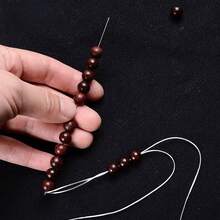 10 chiếc kim xâu hạt siêu mảnh, kim may kim loại dùng để làm trang sức và đồ thủ công DIY (có ống đựng) - Xem 5