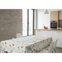Kiva Plain Color Oilcloth Tablecloth, Stain Resistant, Water Repellent, Sizes From 100x140 To 300x140 Cm And Round 140 Cm - Oilcloth Tablecloth Made In Spain - Available In 10 Colors - 選項5 - 查看 1