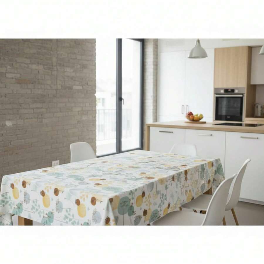 Kiva Plain Color Oilcloth Tablecloth, Stain Resistant, Water Repellent, Sizes From 100x140 To 300x140 Cm And Round 140 Cm - Oilcloth Tablecloth Made In Spain - Available In 10 Colors - 選項5 - 查看 1