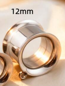 2 chiếc khuyên tai giãn lỗ bằng thép titan thời trang, không gây dị ứng, chống thấm nước, chống oxy hóa, dành cho cả nam và nữ, trang sức tự làm, quà tặng. - Nhiều màu - Xem 8