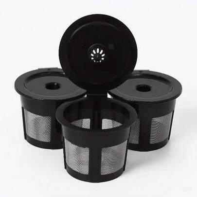 3个可重复使用的咖啡胶囊，适用于1.0和2.0咖啡机的咖啡过滤器 - 易于清洁，咖啡配件，厨房用品，咖啡机