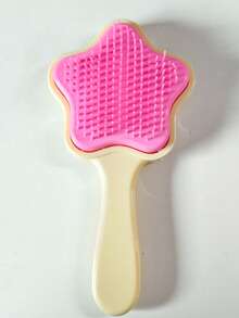 1支婴儿气垫星形梳，婴儿头部护理梳，可爱星形按摩顺发梳，家用按摩直发梳 - 彩色 - 查看 11