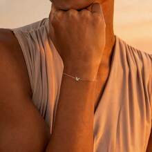 1pc S925 Silver Luxury Butterfly Design Bracelet With Sparkling Zirconia Stones, Elegant Everyday Wear Jewelry, Quality Gift For Loved Ones - Yellow Gold - View 4