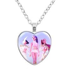 Magical Girl Heart-Shaped Necklace - Multicolor - View 11