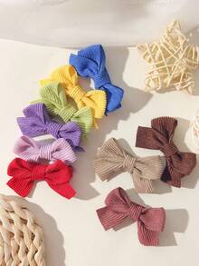 20pcs Plain Ribbed Knit Fabric, For Daily Use - Mixed color - View 5