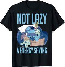 LILOS & STITCHS Not Lazy  T-Shirt Summer Holiday Outfits,Tops For Women,Summer Tops,Black Tops,Summer Clothes,Party Tops,Funny T Shirts,Men Clothes,Gifts For Men,Girls Clothes,Boys Outfits,Family Matching Outfit,Matching Mum And Daughter Outfit - Black - View 8