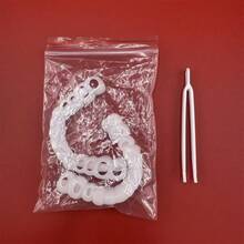 The New Perforated Tooth Cover Is Suitable For Both Men And Women, With Quick And Easy Replacement For Daily Use - White - View 7