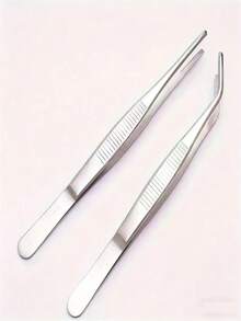 精密不锈钢镊子，适用于工艺品制作、艺术创作和实验室工作——经久耐用，性能可靠 - A - 查看 3