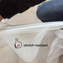 White Self-Adhesive Zipper Screen Window, Mosquito Proof, Can Be Reused Repeatedly - White Zippered Window Screen - View 6