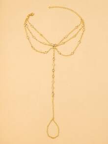 1pc Luxury Zirconia Toe Chain, Perfect Gift For Friends - Toe Chain - View 8