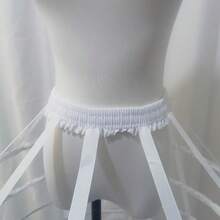 女士 5 圈裙撑 衬裙 裙撑 裙撑 衬裙 - 彩色 - 查看 4