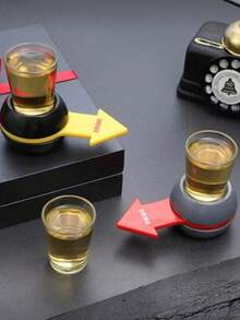 1pc 2026 New Arrival Arrow Spinning Drinking Game Wheel, Suitable For Parties, Birthdays, Easter, Graduation, Gifts - Multicolor - View 2