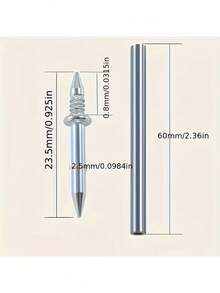 1/300pcs Double-Headed Baseboard Nails, Invisible Screws & Dedicated Socket Tool, Suitable For Seamless Installation Of Solid Wood Baseboards - A - View 7