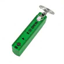 1pc Multifunctional ABS Plastic Folding Ruler, 50cm/19.69in, 10-Fold With Keychain, Compact And Portable, Multi-Purpose Folding Ruler Drawing Tool, Student Measuring Ruler - A - View 9