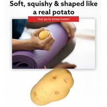 New Realistic Potato Squeeze Toy, Soft Squeeze Toy - Realistic Simulated Food Stress Ball - Multicolor - View 7