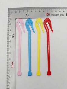 4pcs/Set Girls One-Time Hair Ties Removal Tool, Damage-Free Hair Tie Cutter, One-Time Hair Tie Detangler - Multicolor - View 9