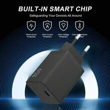 45W GaN USB C 快充充電頭，輕巧 PD 電源適配器，適用 17/16/15/14/13/12/11，通用便攜旅行充電器，適用筆記型電腦、平板電腦、行動電源及所有 USB-C 設備 - 查看 5