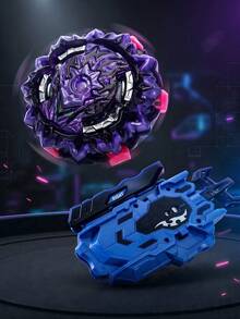 Trompo de fusión de metal Diosa Suprema B-193 con lanzador, juguete de batalla, regalo de Navidad - Morado - Ver 9