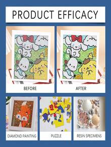 钻石画密封增亮剂，自然光泽防尘，适用于手工钻石画工艺品，日常使用钻石画密封清洁喷雾，保持透明度不泛黄，DIY钻石画密封喷雾，手工礼品（新旧版本随机发货） - 液體 - 查看 8