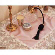 Bộ 1/2/4 tấm lót bàn và khăn ăn bằng satin ren cao cấp kiểu Châu Âu & Mỹ - Nhiều màu - Xem 10