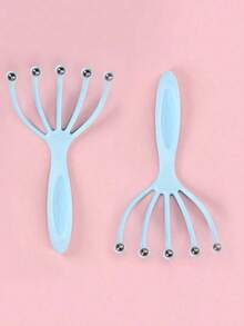 1pc Plastic Five-Claw Ball Massager For Pet Massage & Interaction - Multicolor - View 2