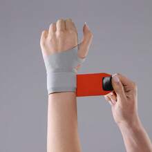 VBOSI 1 pieza Soporte de muñeca de compresión ajustable y delgado, adecuado para fitness, yoga, tenis, bádminton, unisex - Ver 14