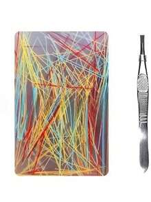 2026年最新款青少年减压玩具，4.7*2.4英寸硅胶去角质舒缓焦虑垫，成人放松玩具，派对礼物，款式随机发货 - 彩色 - 查看 7