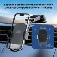 REMAX 4-7 Inch Universal Car Phone Holder, Suitable For Dashboard Or Windshield Installation, Multi-Angle Adjustable, Compatible With IPhone And Android Phones, Car Accessories, Essential For Driving - XK157 - View 8
