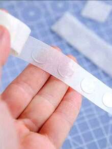 100pcs Invisible Round Dot Glue, Double-Sided Adhesive, Balloon Glue, Baby Products, Tape, Nano Double-Sided Adhesive, Strong Sticky No Residue Transparent Dot Stickers, Minimalist Transparent Invisible Design, Easy To Tear Without Leaving Marks, Suitable For Balloons/Certificates/Figurines/Home Decor/Cable Management, Anti-Slip Positioning, Wedding Decoration, Dorm Organization, Handmade DIY, Wall Mounting, Desktop Storage, Office Organization, Holiday Decor, Moving Essentials, Back To School, Daily Home Use, Car Mounting, Waterproof And Moisture-Proof, Wedding Decoration - Multicolor - View 4