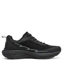 baasploa Zapatos de senderismo para hombres, zapatos deportivos exteriores transpirables, zapatos deportivos casuales ligeros y cómodos, antideslizantes y duraderos - Negro - Ver 6