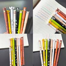 8pcs Erasable Gel Pens, Multiple Ink Colors And Barrel Designs, 0.5mm Tip, Assorted Animal Patterns, Smooth Writing, Moisture-Proof And Fade-Resistant, High Temperature Stability, Suitable For Children's Parties, Back-To-School Supplies, Fun Stationery, Birthday Gifts - Sets - View 9