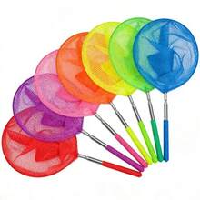 5pcs Telescopic Fishing Net, Convenient Outdoor Tool Suitable For Pond, River, Beach, Fishing, Catching Butterflies, Outdoor Activity Companion - Multicolor - View 1